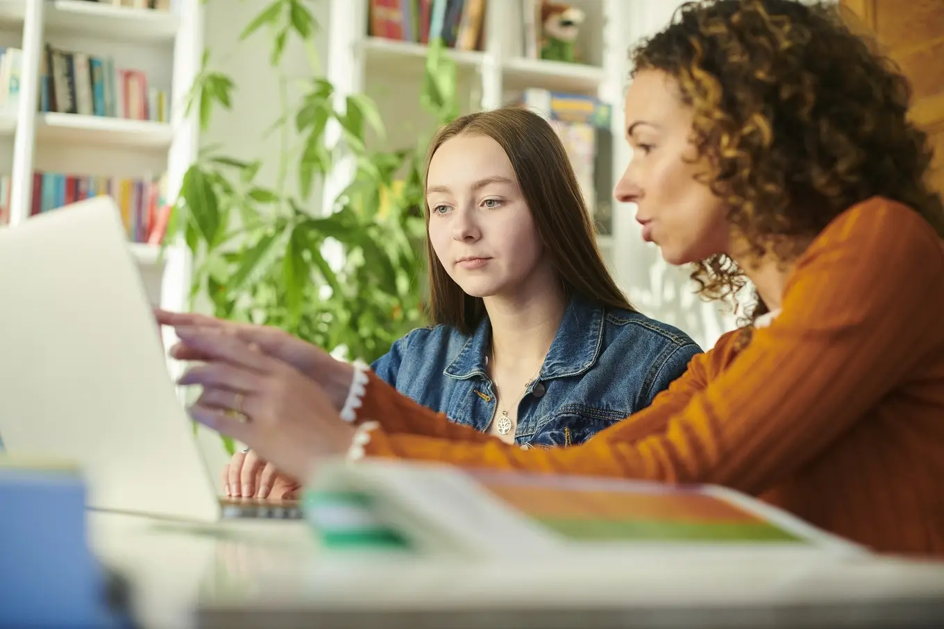 nastolatka z korepetytorką